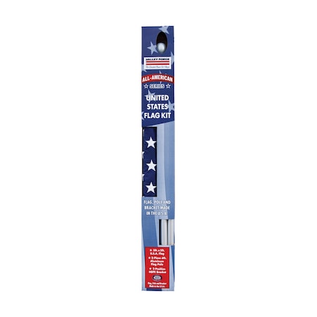 Valley Forge Valley Forge American Flag Kit 36 in. H X 60 in. W SSTINT-AM6